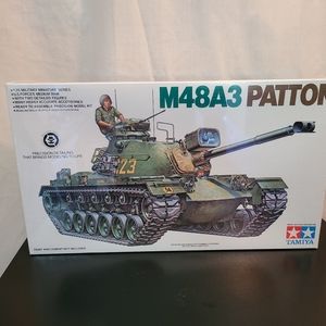 Tamiya 1/35th Scale M48A3 Patton Tank Model Kit MM-220A